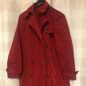 Ralph Lauren Red Trench Coat